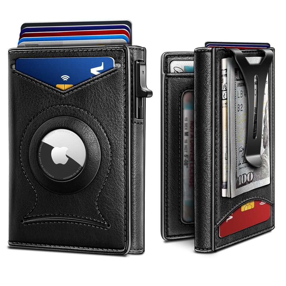 5834 Money Clip Wallet, Gift Slim Wallet Credit Card Holder Airtag&Standard